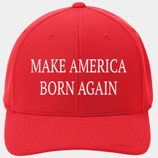 Make America Born Again - Flexfit 110 ® & Dry Mini Pique Cap Thumbnail